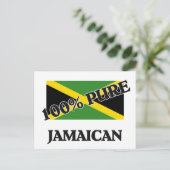100 % JAMAICAN BRIEFKAART (Staand voorkant)