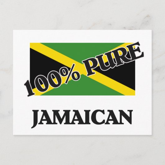 100 % JAMAICAN BRIEFKAART (Voorkant)