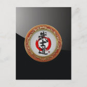 [100] Japanse kalligrafie - Bushido Briefkaart (Voorkant)