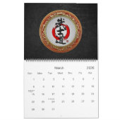 [100] Japanse kalligrafie - Bushido Kalender (Mar 2026)