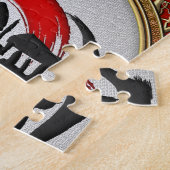 [100] Japanse kalligrafie van de krijgskunst: Judo Legpuzzel (Zijkant)