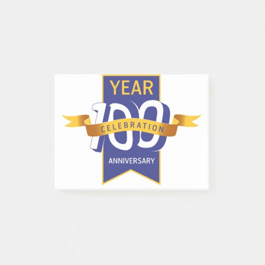100-jarig_jubileumlogo post-it® notes (Voorkant)