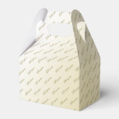 100 JARIG - Zwarte/Gold-tekst Bedankdoosjes (Achterkant)