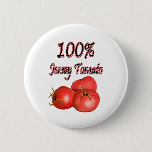 100% Jersey Tomato Ronde Button 5,7 Cm (Voorkant)