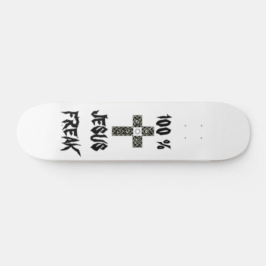 100% JESUS FREAK SKATEBOARD (Horizontaal)