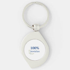 100% Jewtaliaanse sleutelhanger