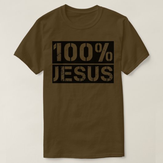 100 Jezus T-shirt (Design voorkant)
