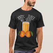 100% Juice No Seeds Oranje Mannen Vasectomy Gift T-shirt (Voorkant)