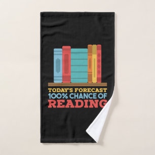 100% kans om grappig boek te lezen handdoek