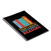100% kans om grappig boek te lezen notitieboek (Rechterzijde)