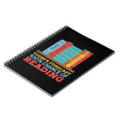 100% kans om grappig boek te lezen notitieboek (Linkerzijde)