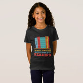 100% kans om grappig boek te lezen t-shirt (Voorkant volledig)