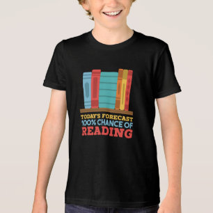 100% kans om grappig boek te lezen Tri-Blend shirt