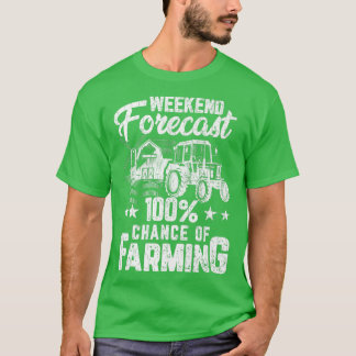 100 Kans op de teelt van schimmelboerentractoren B T-shirt