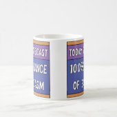 100% kans op sarcasme koffie Mok (Center)