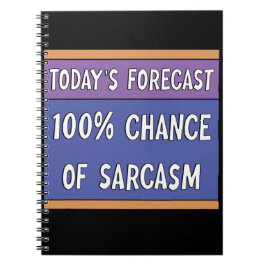 100% kans op sarcasme notitieboek