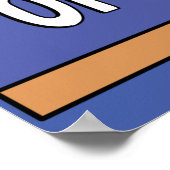 100% kans op sarcasme poster (Hoek)