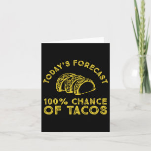 100% kans op taco's kaart