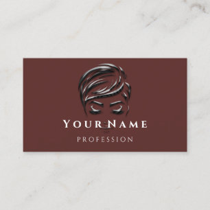 100 Kapper Roos Coiffeur Lashes Make-up Skinny Visitekaartje