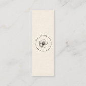 100% Katoen  Bloem Zakelijk Stropdas op Label (Voorkant)