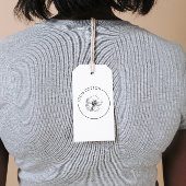 100% Katoen  Bloem Zakelijke Kleding Label Cadeaulabel