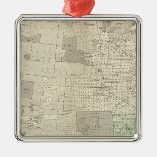 100% katoen metalen ornament (Voorkant)