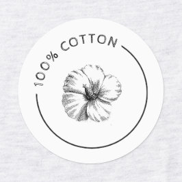 100% Katoen  ventilatorbedrijflabels Labels