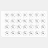 100% Katoen  ventilatorbedrijflabels Labels (Vel)