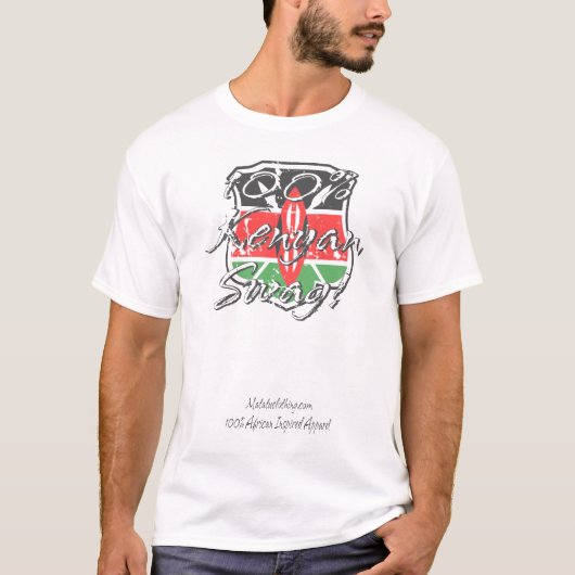 100%KENYAN SWAG T SHIRT (Voorkant)