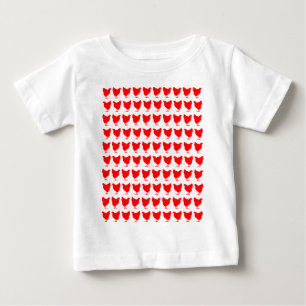 100 kippen - Rood