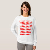 100 kippen - Rood T-shirt (Voorkant volledig)