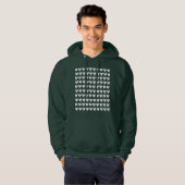 100 Kippen - Wit Hoodie (Voorkant volledig)