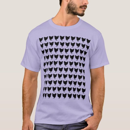 100 Kippen - Zwart T-shirt (Voorkant)
