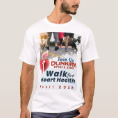 100 km in april T-Shirt (Voorkant)