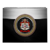 [100] Knachten Templar Coat of Arms Kalender (Hoes)