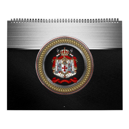 [100] Knachten Templar Coat of Arms Kalender (Hoes)