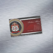 [100] Knachten Templar Coat of Arms Magnetisch Visitekaartje (Voorbeeld)