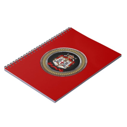 [100] Knachten Templar Coat of Arms Notitieboek (Linkerzijde)