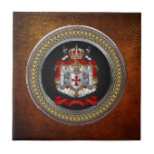 [100] Knachten Templar Coat of Arms Tegeltje (Voorkant)