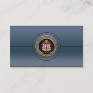 [100] Knachten Templar Coat of Arms Visitekaartje