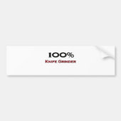 100 % Knife Grinder Bumpersticker (Voorkant)
