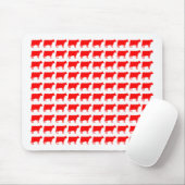 100 koeien - Rood Muismat (Met muis)