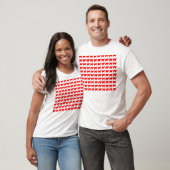 100 koeien - Rood T-shirt (Unisex)