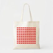 100 koeien - Rood Tote Bag (Voorkant)