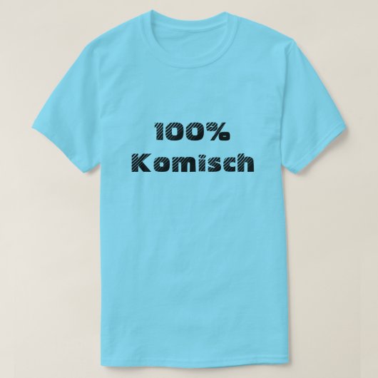 100% Komisch | 100% Financiering T-shirt (Design voorkant)