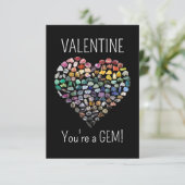 100+ Kristallen Edelstenen Mineralen Valentijnsdag Bedankkaart (Staand voorkant)