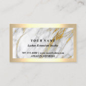 100 Lashes Aftercare Loyalty Kaart 20% korting 5 P Visitekaartje (Voorkant)