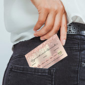 100 Lashes Benoeming Herinneringen Roos Stapels na Visitekaartje