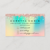 100 Lashes — Herinneringsweerstandslampschijven Visitekaartje (Achterkant)