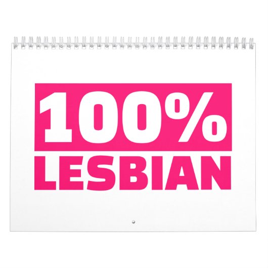 100% lesbiennes kalender (Hoes)